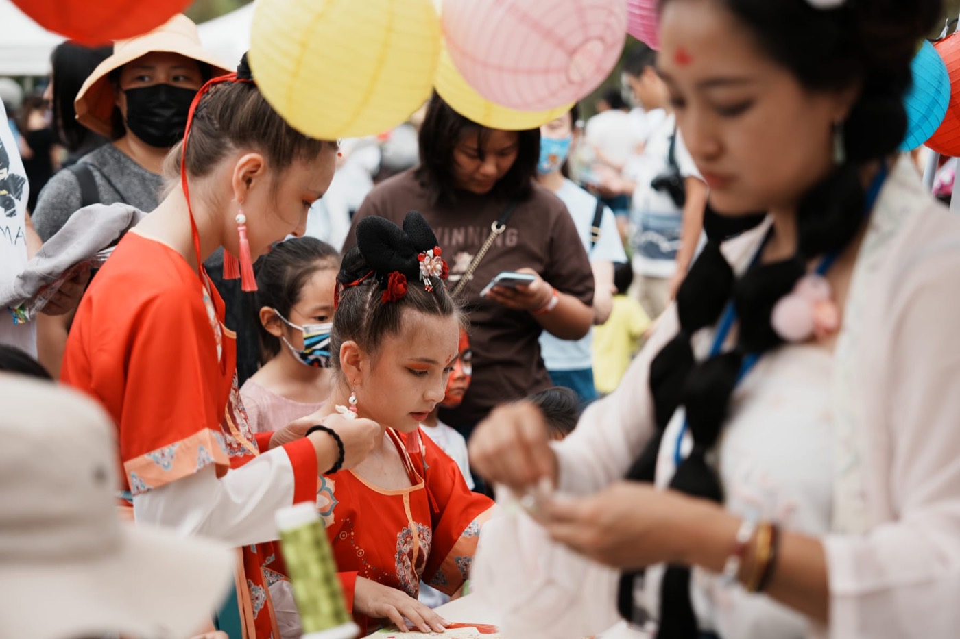 Craft booth at the 2022 Mid-Autumn Fair